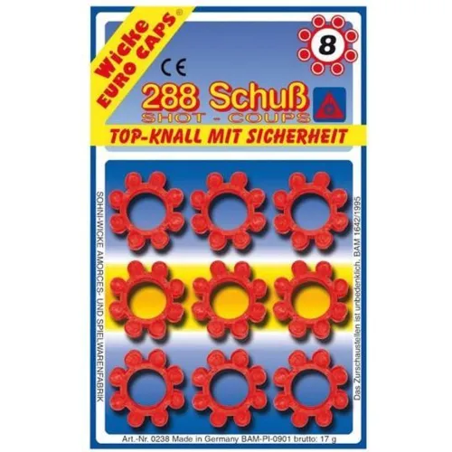 klappertjes 8 schoten in 1 ring 288 stuks